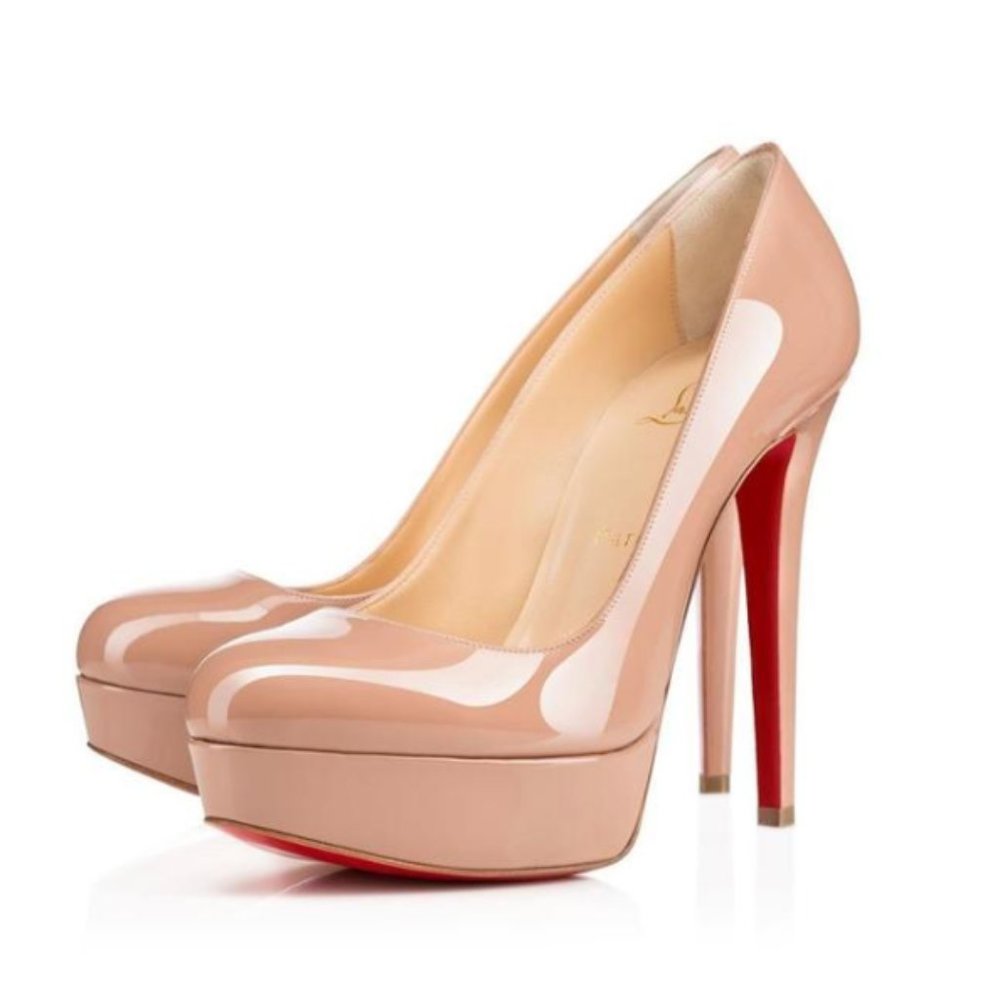 Christian Louboutin Nude Bianca Patent Leather